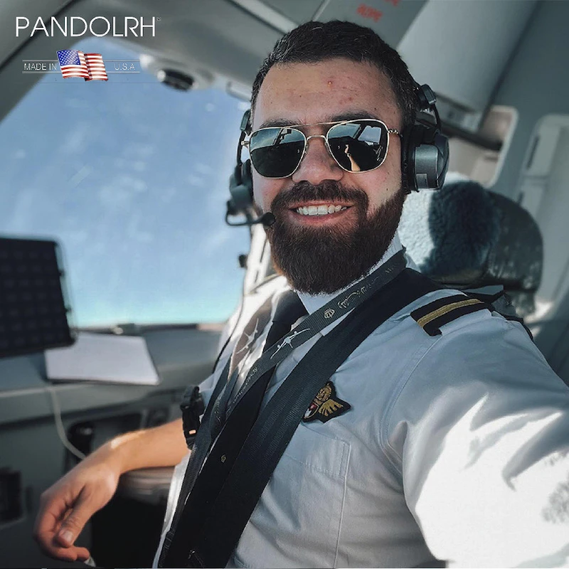 RANDOLPH/兰道夫精品眼镜飞行员护目墨镜高清偏光防紫外线太阳镜