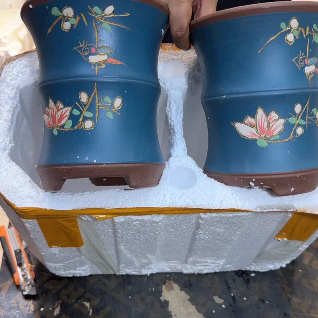 紫砂花盆瑕疵和瑕疵