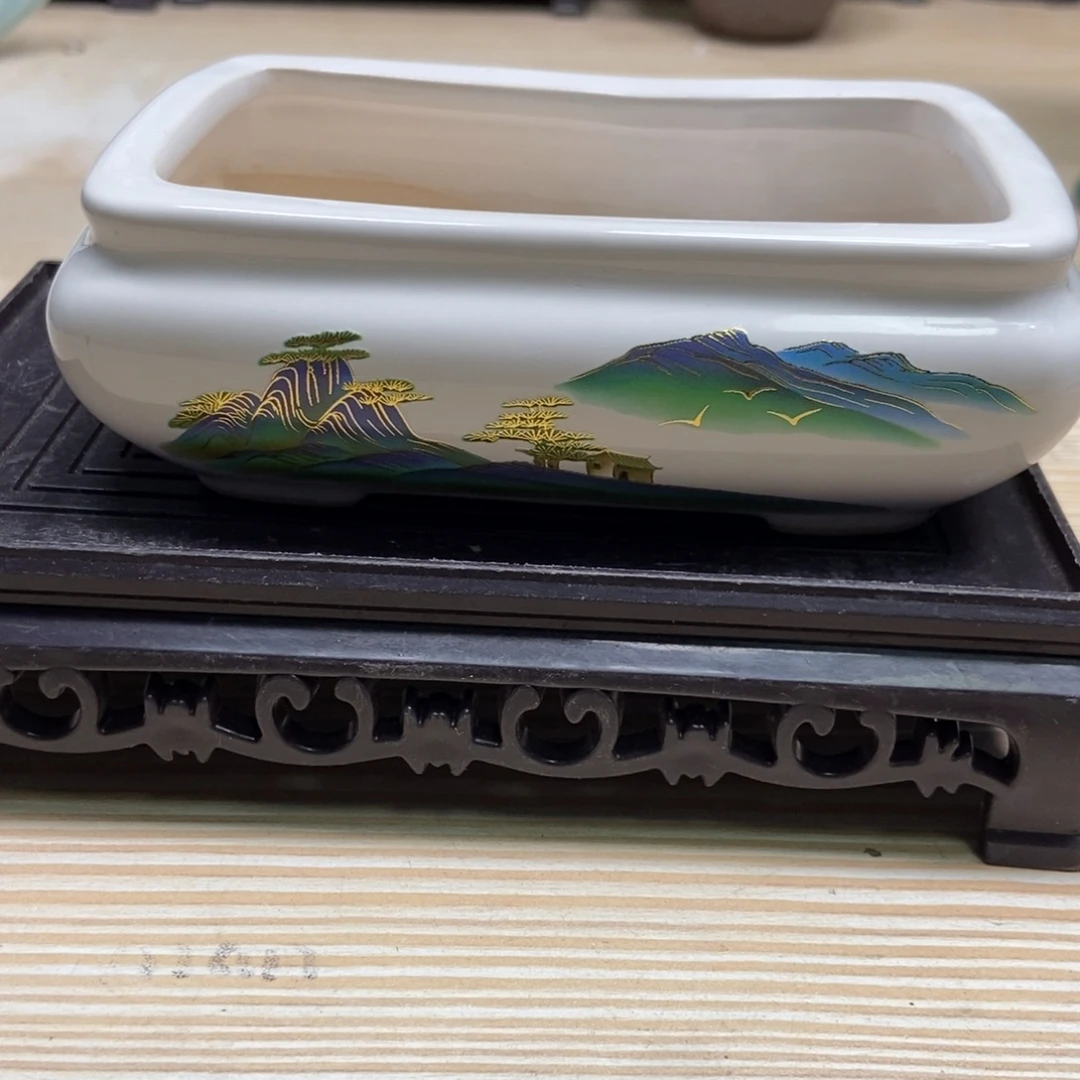 瓷片陶瓷花盆陶瓷艺术