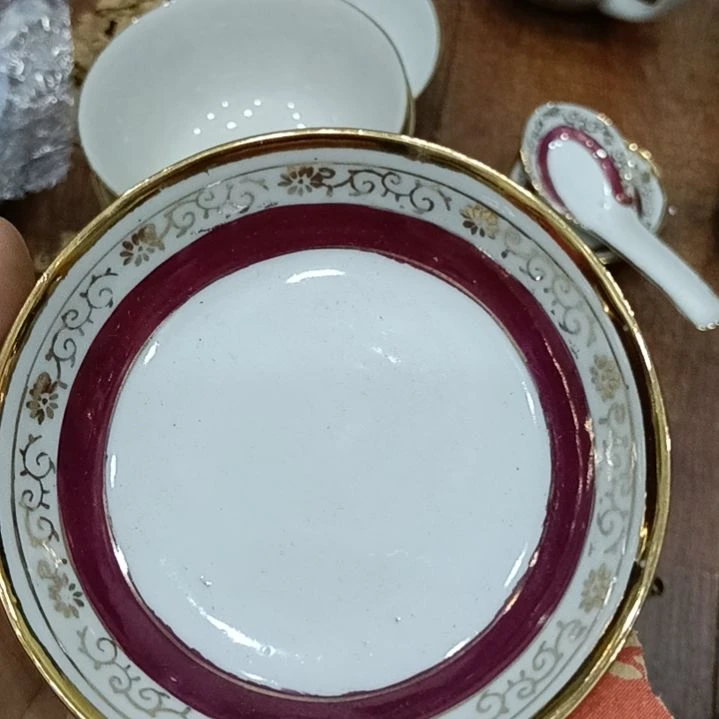 大***眼陶瓷景德镇碟子四个