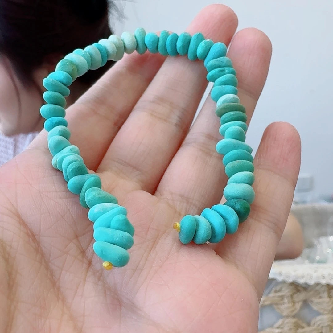 未镶嵌绿松石珠宝奇石