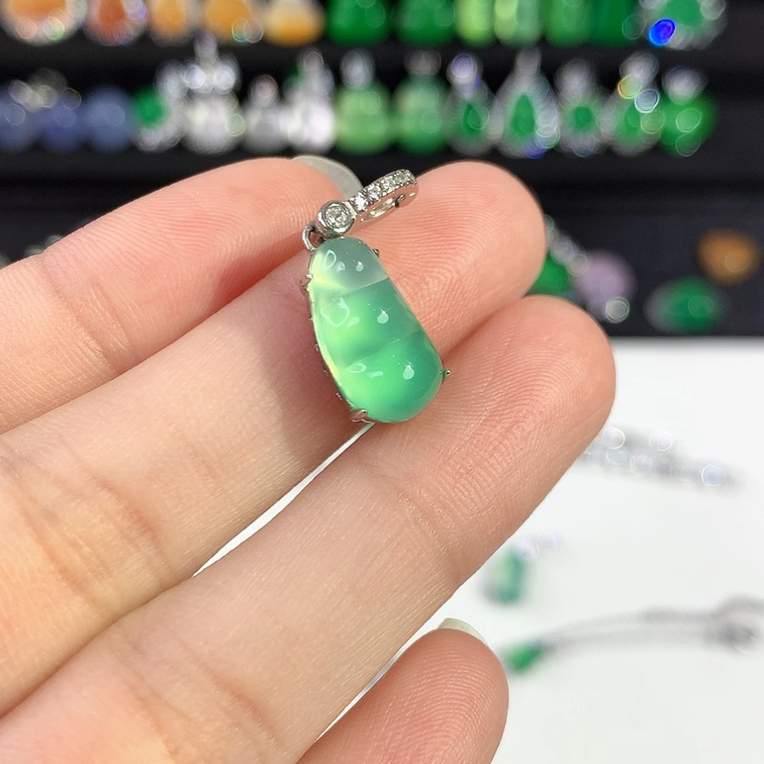 玛瑙/玉髓银S925镶嵌颈饰