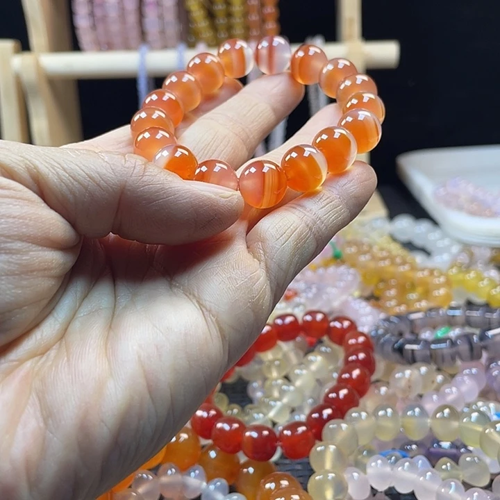 敏***姐玛瑙/玉髓合金手链