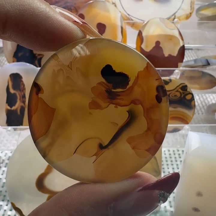 玛瑙/玉髓未镶嵌项链