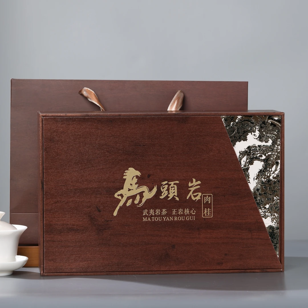 马头岩肉桂礼盒+大红袍礼盒-武夷山乌龙茶中秋送礼