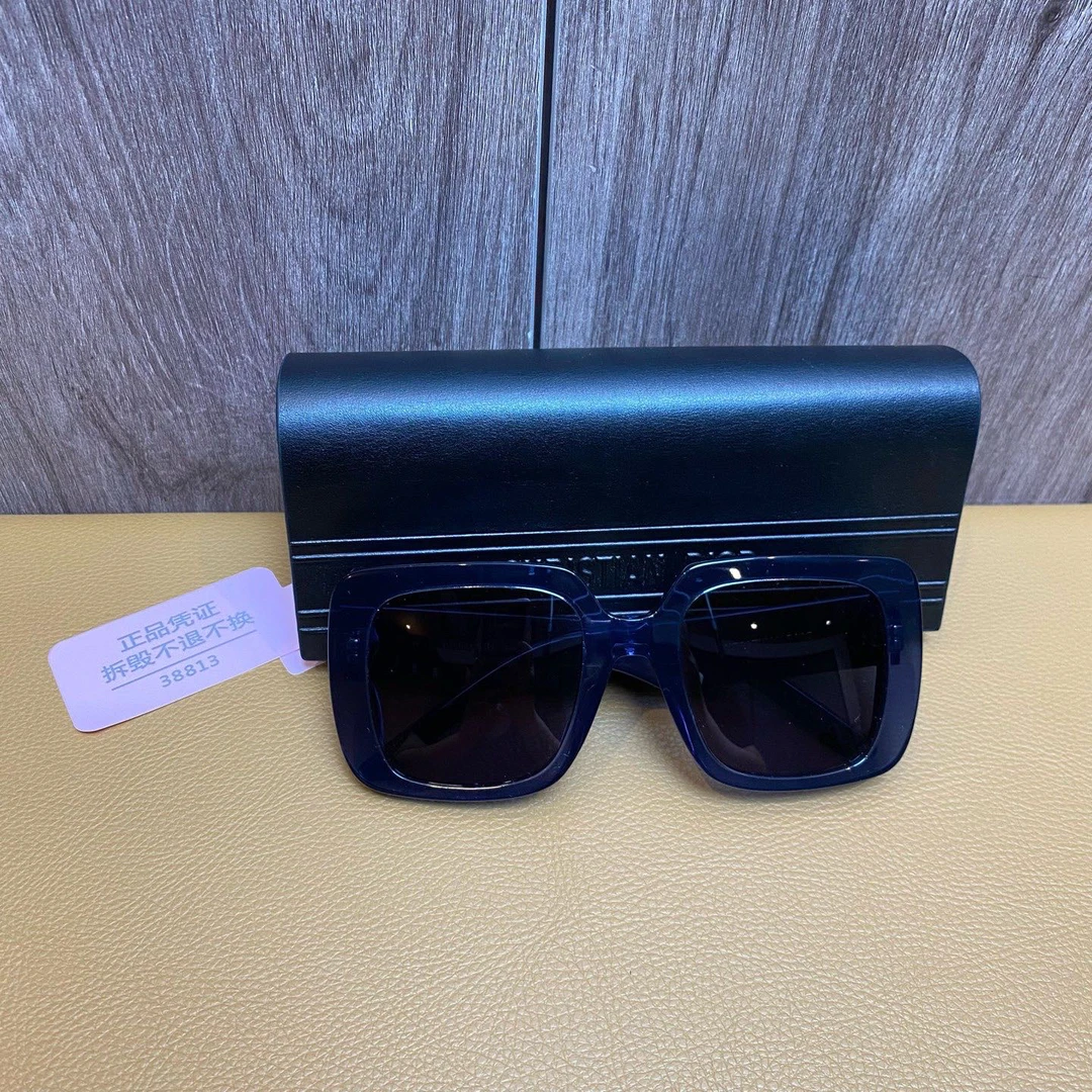 99新 DIOR/迪奥 Dior 蓝色墨镜/99新/38813