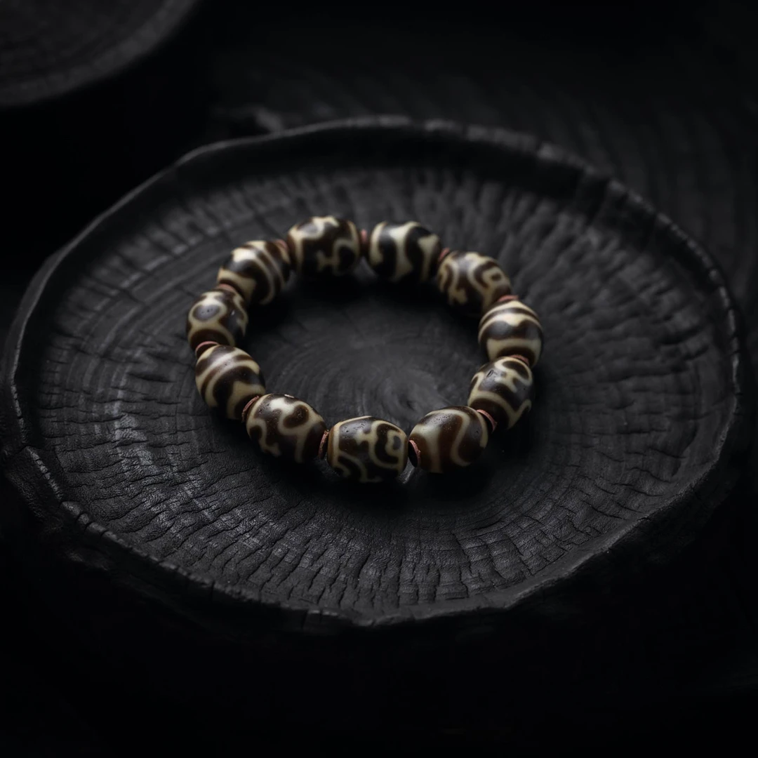 达洛超顶#天珠手串玛瑙台珠