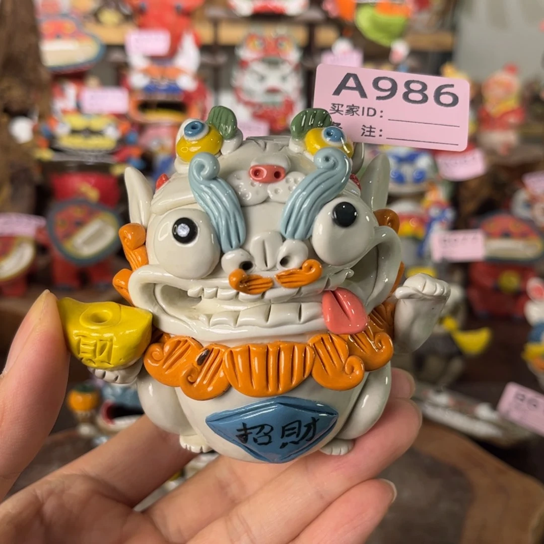泥塑E****霖纯手工茶宠摆件