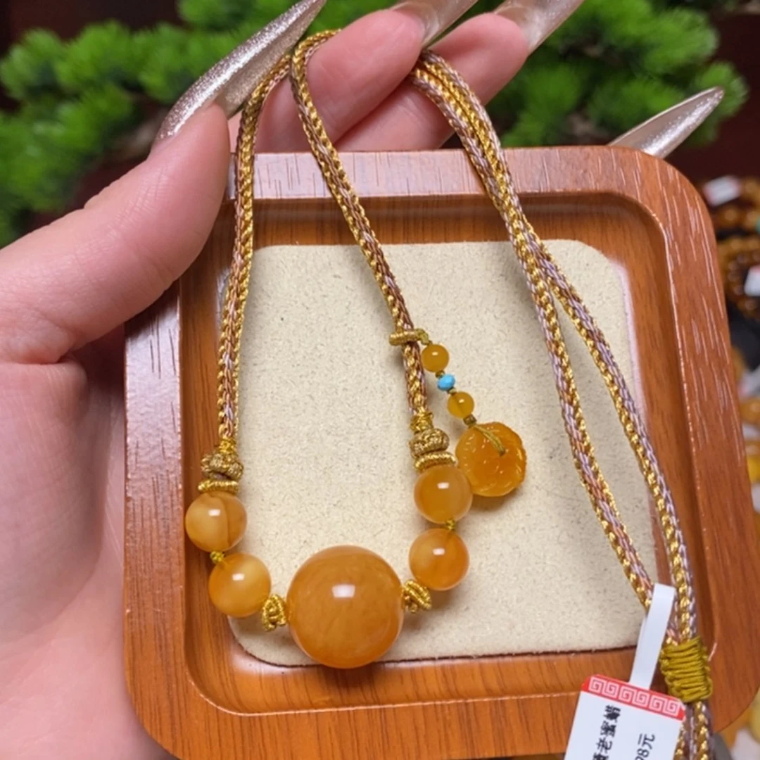 【闪购商品】未镶嵌颈饰蜜蜡项链