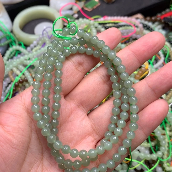 和田玉未镶嵌手链41
