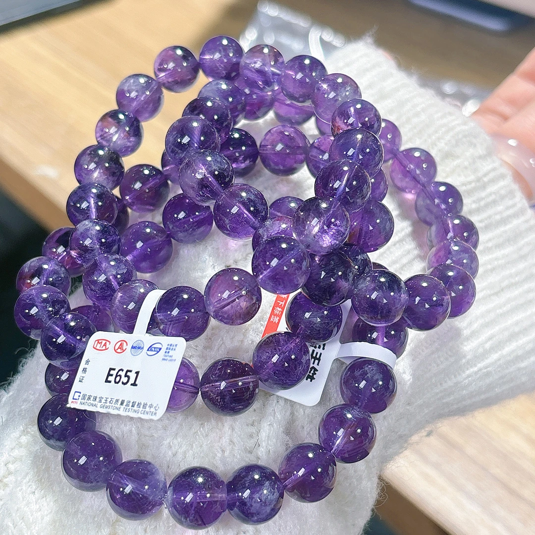 【阿波严选】天然紫兔毛手链-多样性发一-E651