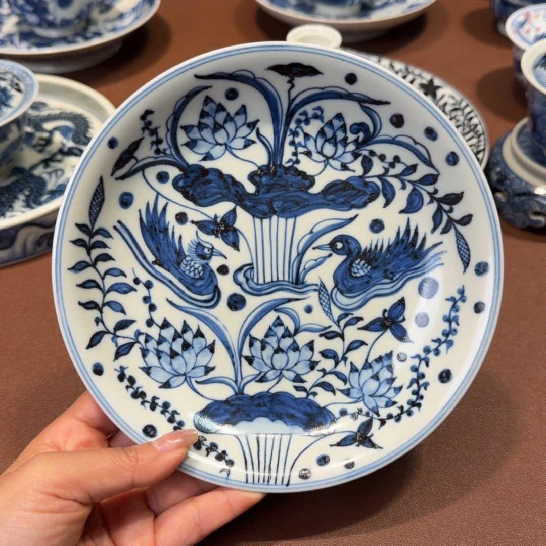 手绘茶具壶承微瑕