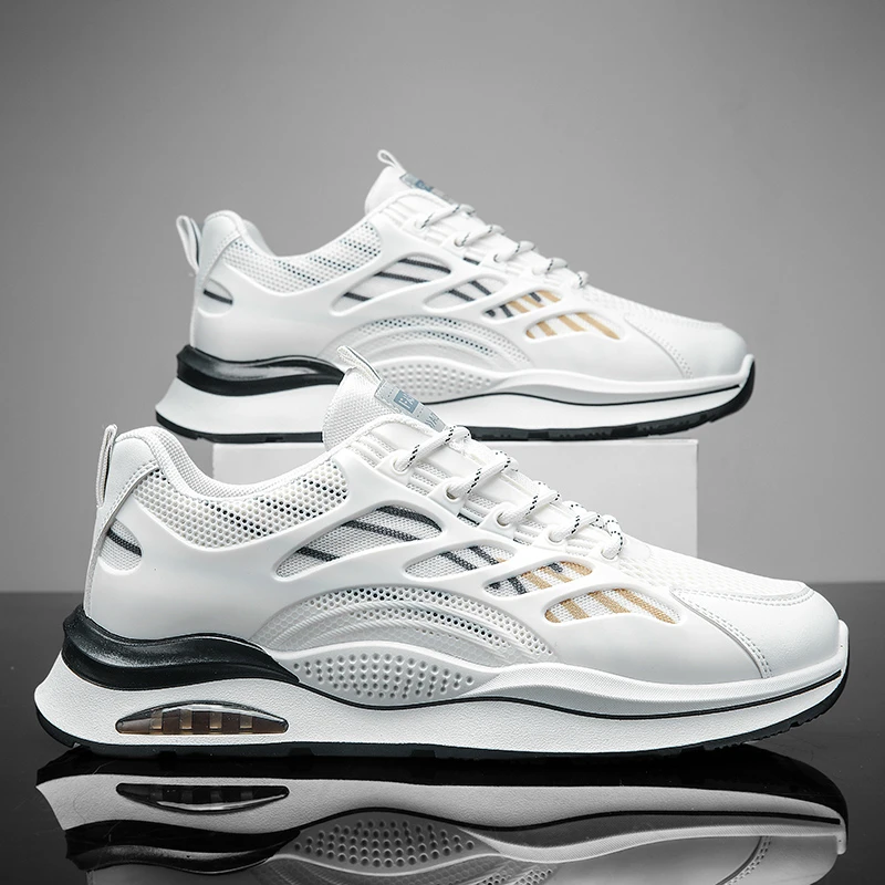 男鞋欧伦啄木鸟EUROTUCANO夏季透气低帮网面鞋防滑耐磨跑步运动鞋