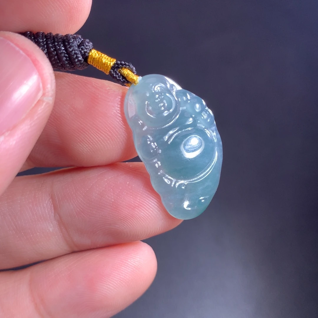 翡翠未镶嵌颈饰天然A货翡翠时尚气质女款吊坠挂坠