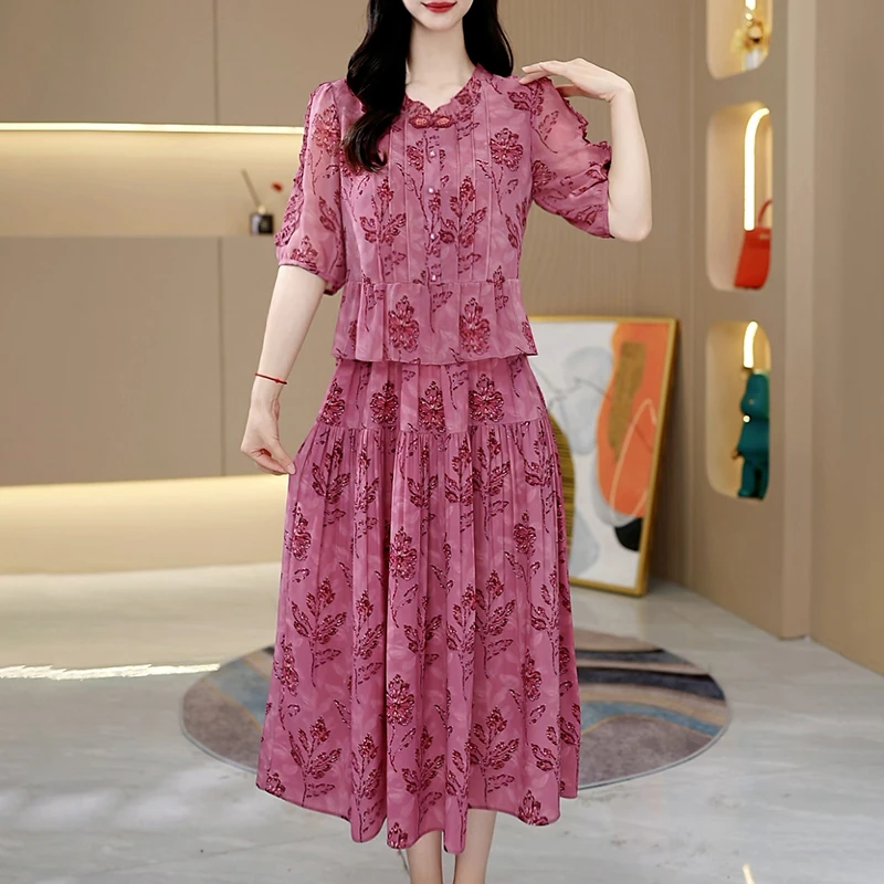 夏季新款优雅气质中长款女装连衣裙【265#】