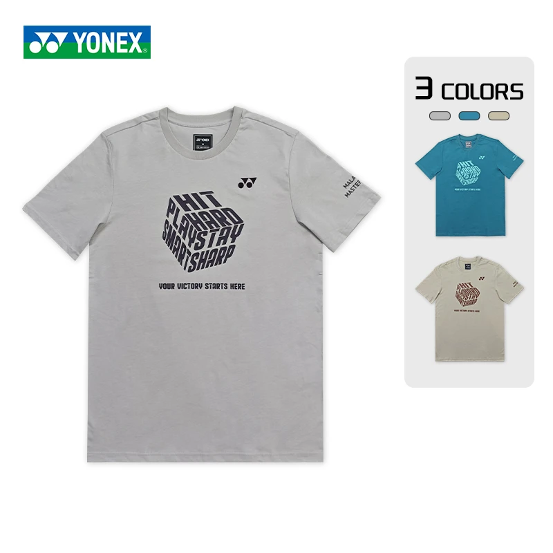 YONEX/尤尼克斯羽毛球服男女速干比赛训练短袖运动T恤-3130