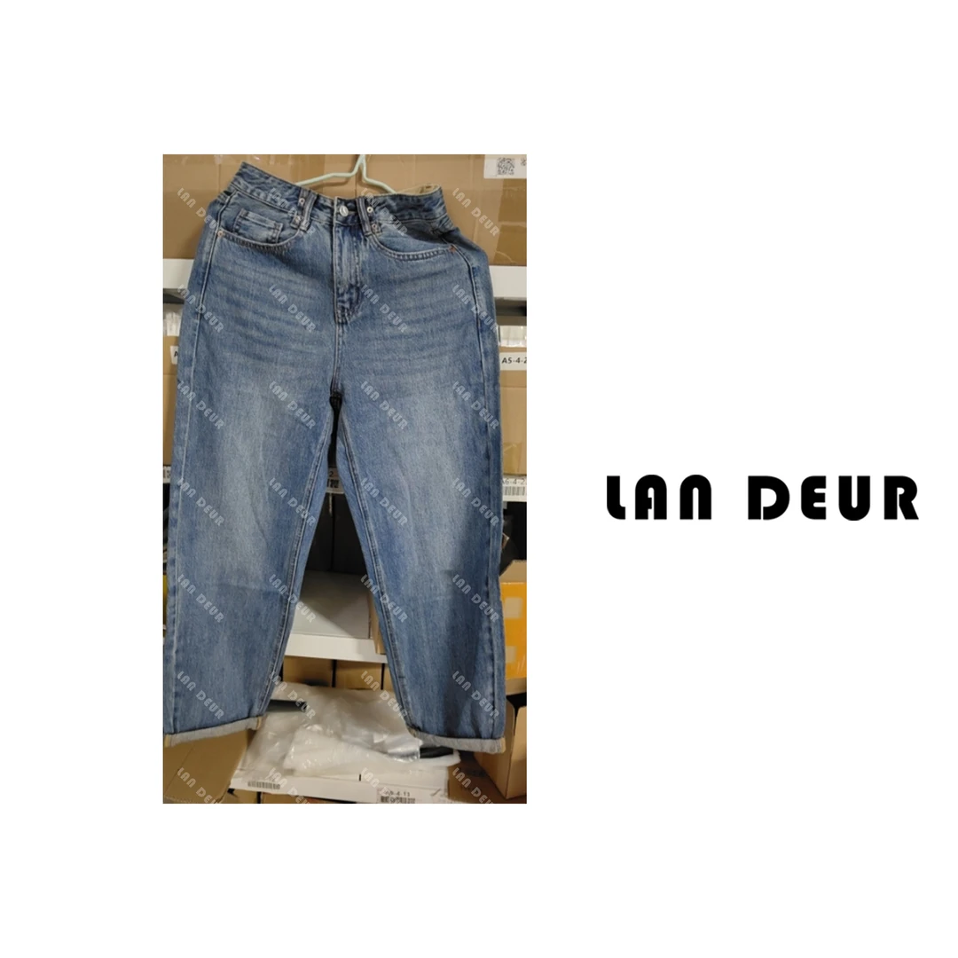 JIUJIU【迟迟余秋】百搭休闲水洗牛仔裤