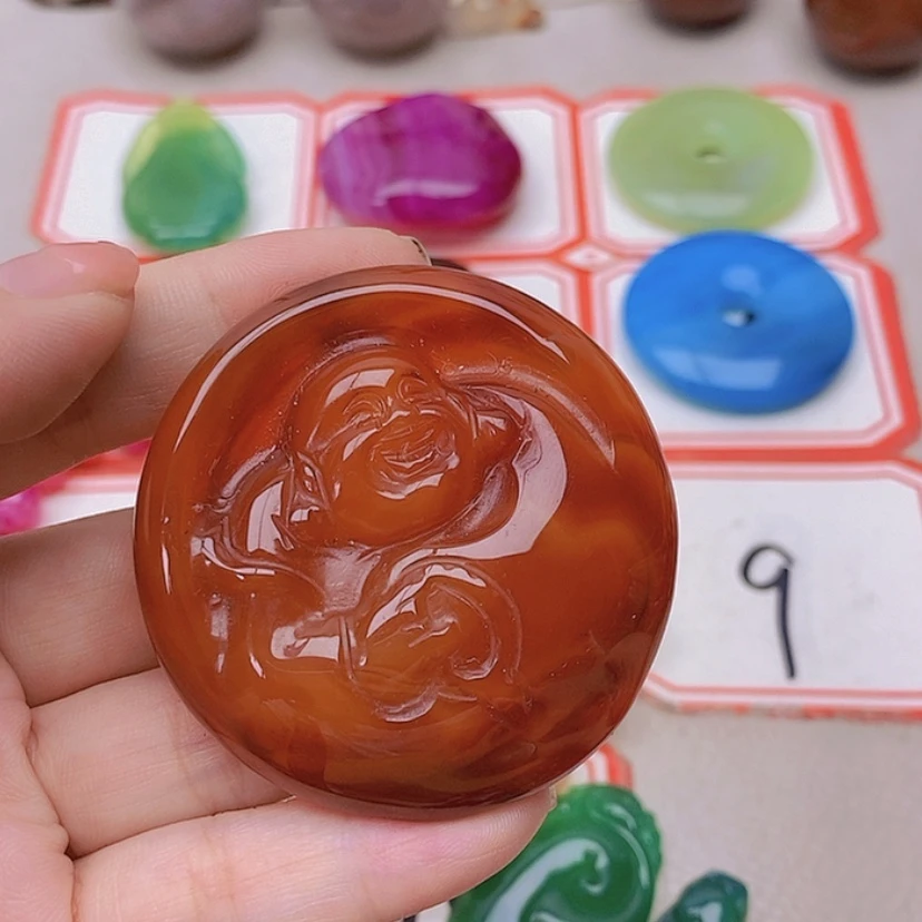 【闪购商品】未镶嵌玛瑙/玉髓珠宝半成品静**天