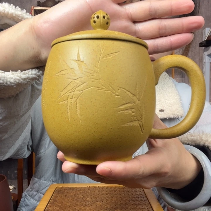 茶杯紫砂原矿紫砂杯
