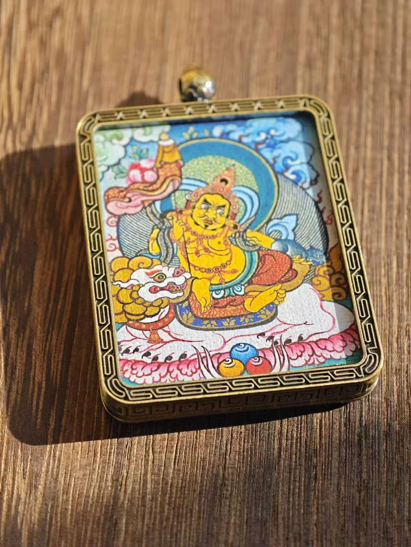 唐卡黄财神和扎基拉姆两款题材过年喜庆必备年货