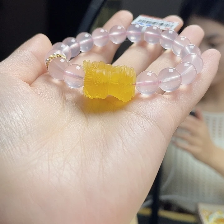 蜜蜡未镶嵌裸石手串