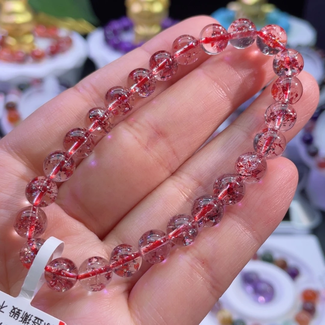 水晶手链未镶嵌金草莓手链