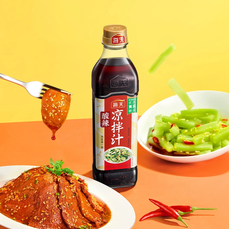 【新鲜日期】海天酸辣凉拌汁 大瓶装 一汁成菜酸辣鲜爽专业凉拌