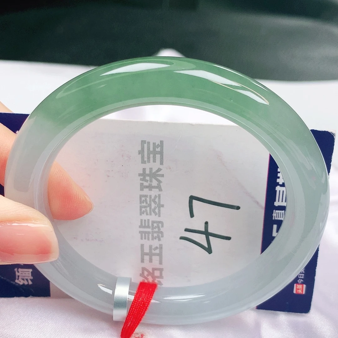 翡翠未镶嵌手镯缅甸天然a货翡翠手镯