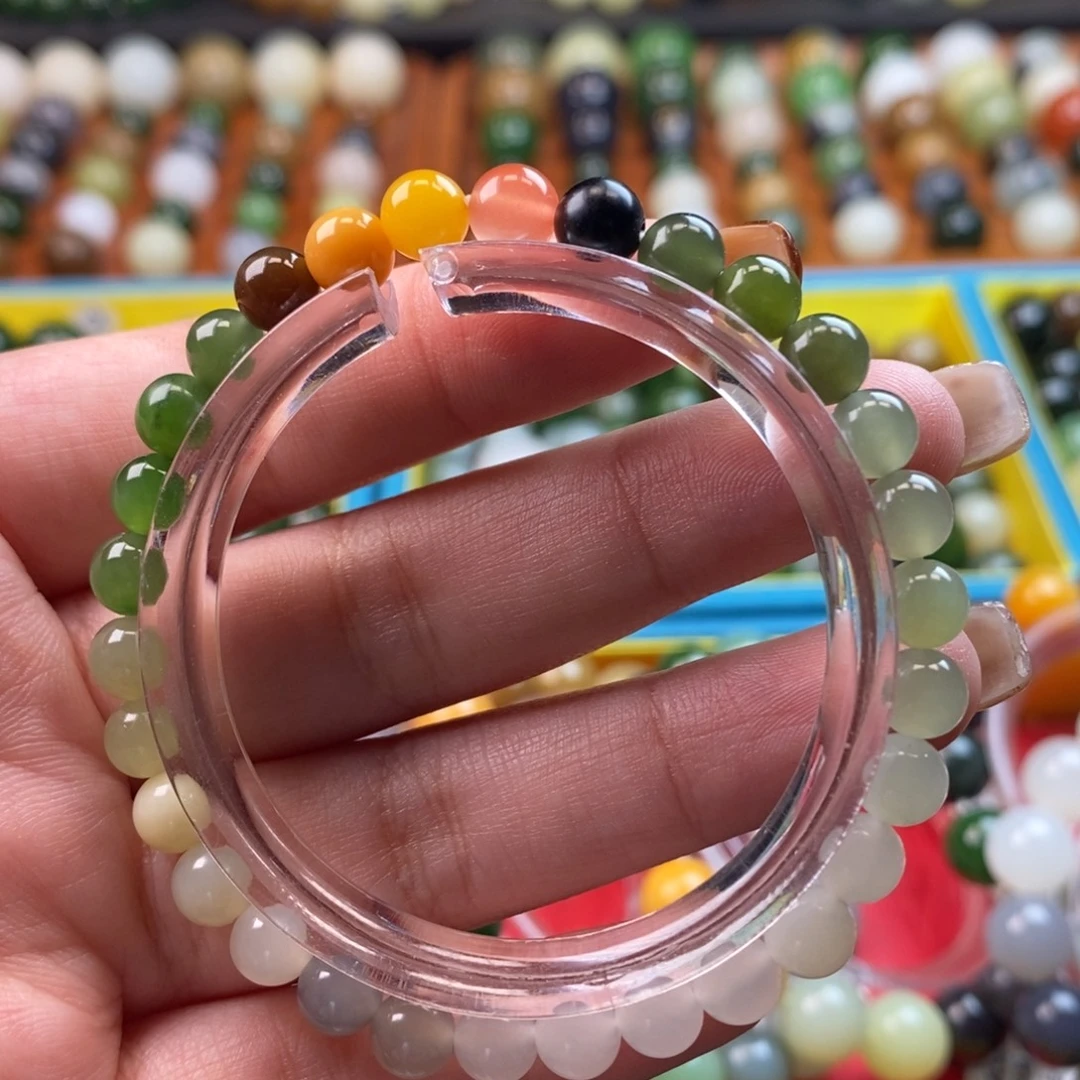 和田玉未镶嵌珠宝奇石福利多宝手串z6