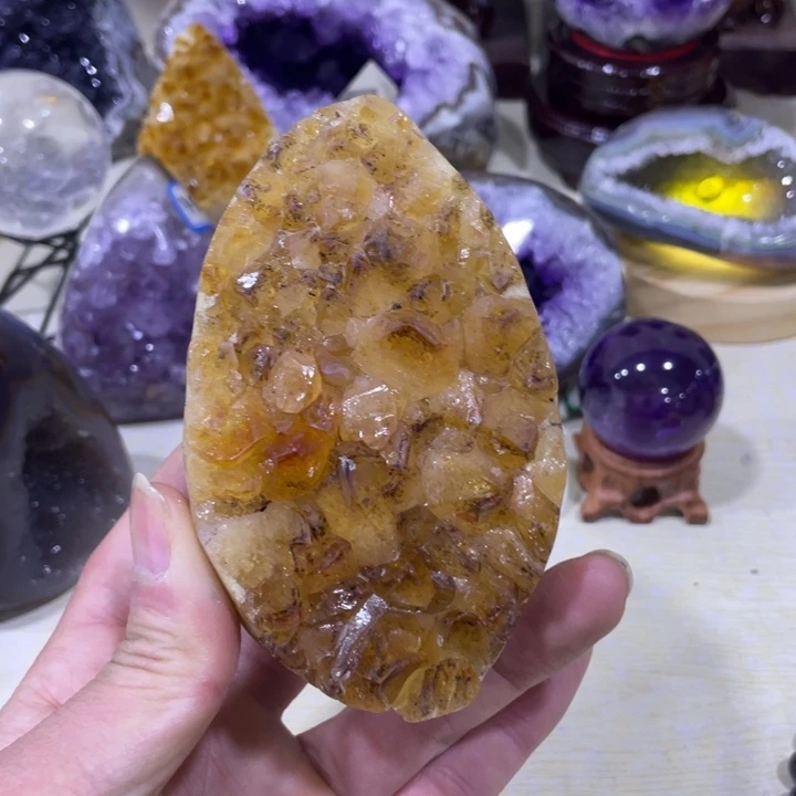 紫晶恐龙蛋未镶嵌