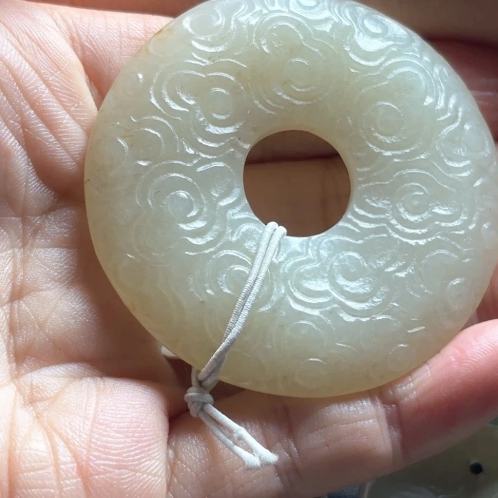 和田玉挂件未镶嵌老*