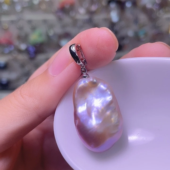 颈饰合金淡水珍珠76