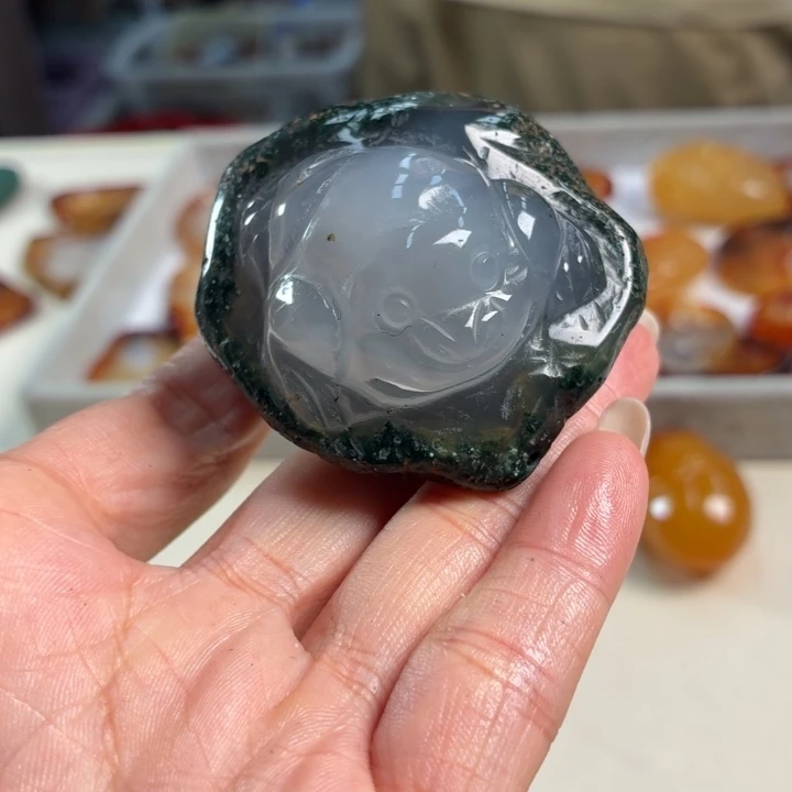 玛瑙/玉髓未镶嵌吊坠(不含链)