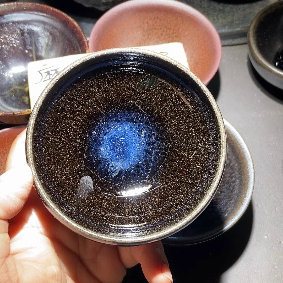 茶盏141 建窑建盏微瑕磨底