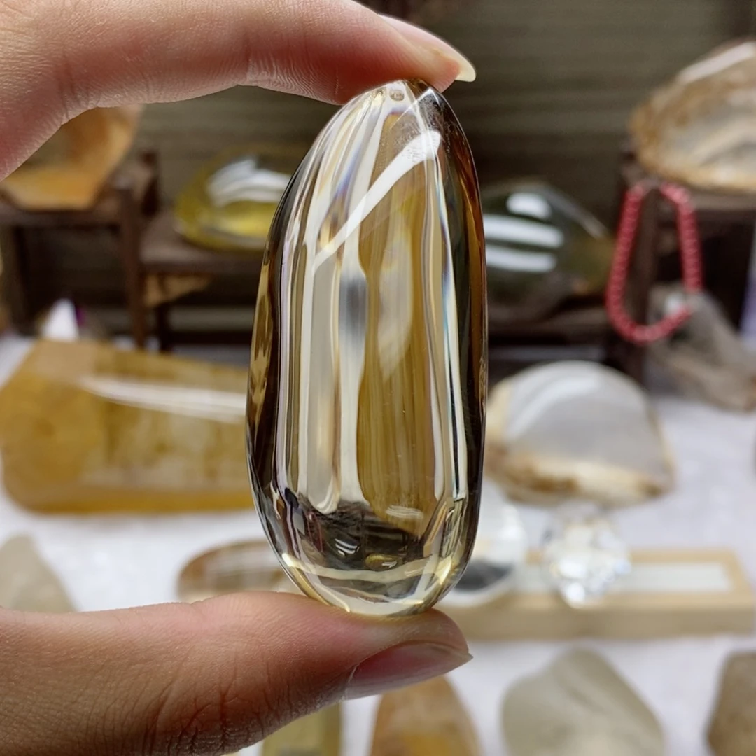 ****沫水晶珠宝半成品未镶嵌手把件