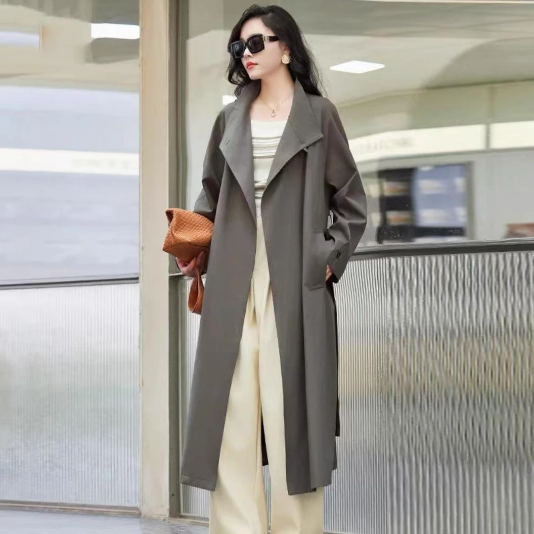 【风衣】高档外套春装设计感时装女装服装[YYJ]Z