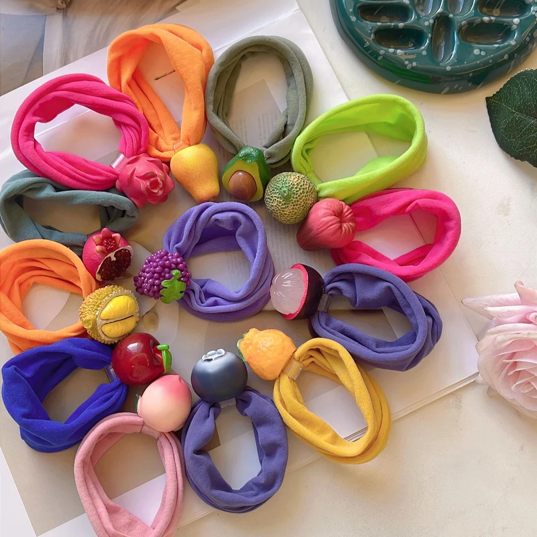 原创设计女日韩甜美风发圈发绳简约糖果色少女成人