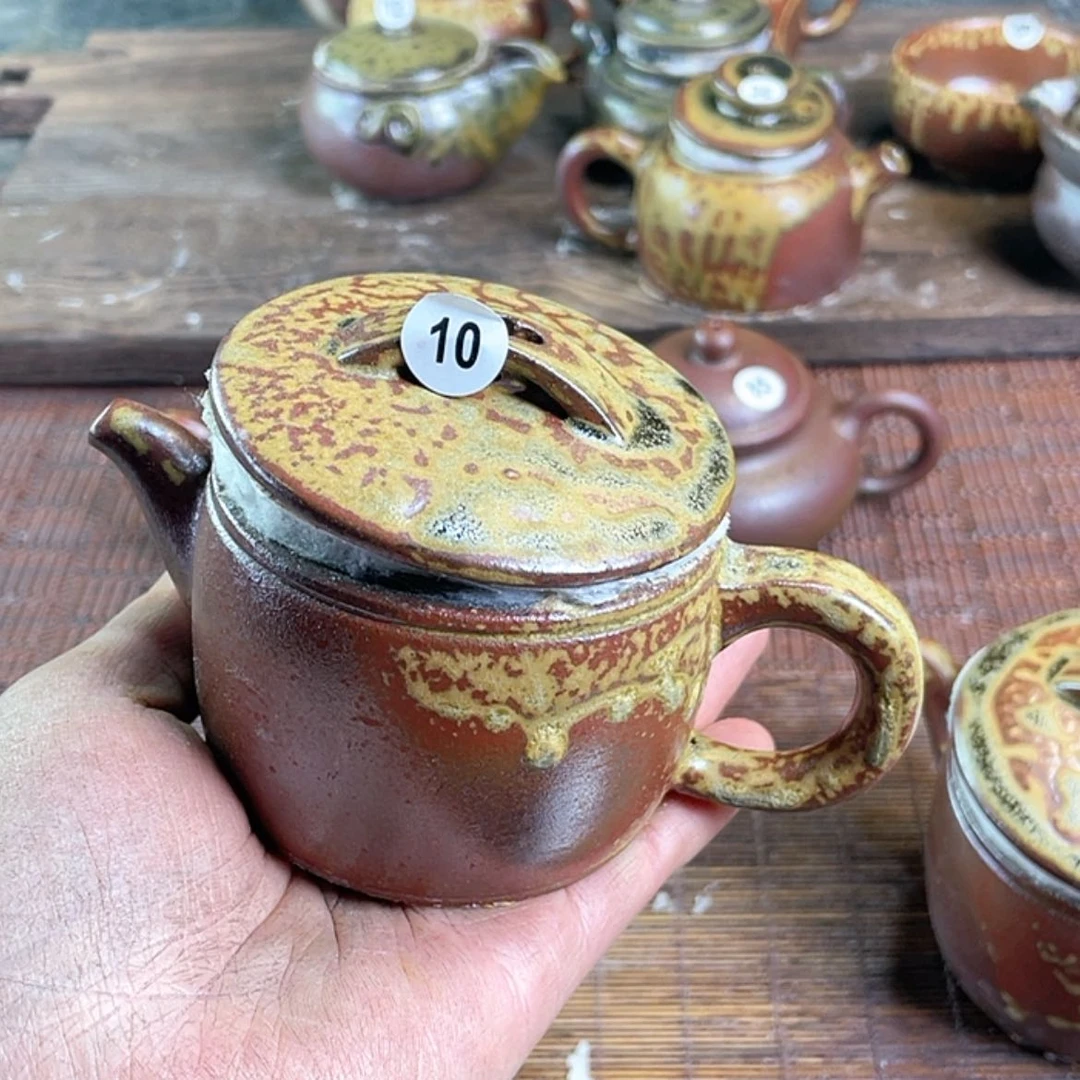 【闪购商品】柴烧茶壶180毫升左右窑宝