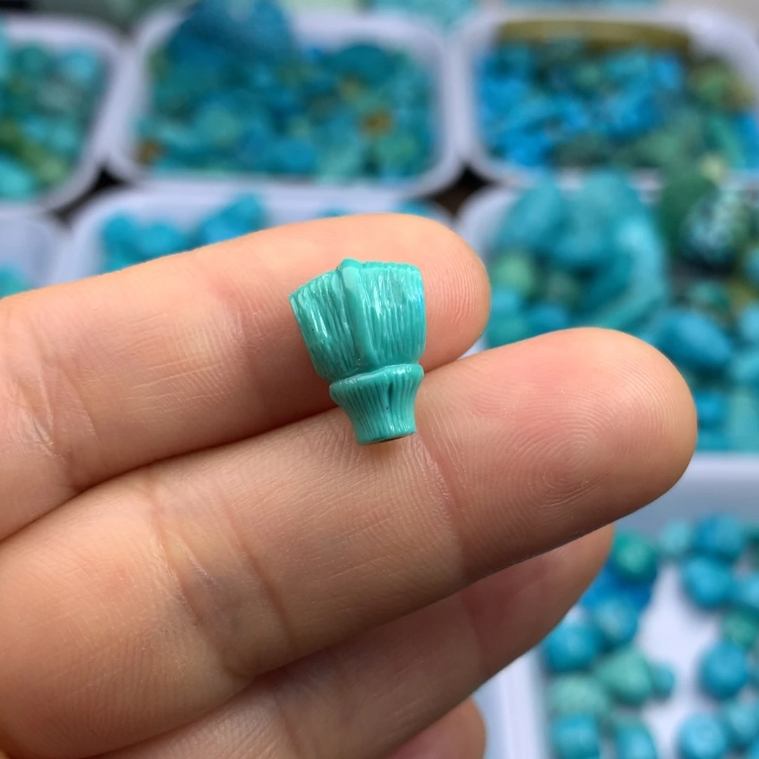 绿松石未镶嵌吊坠(不含链)