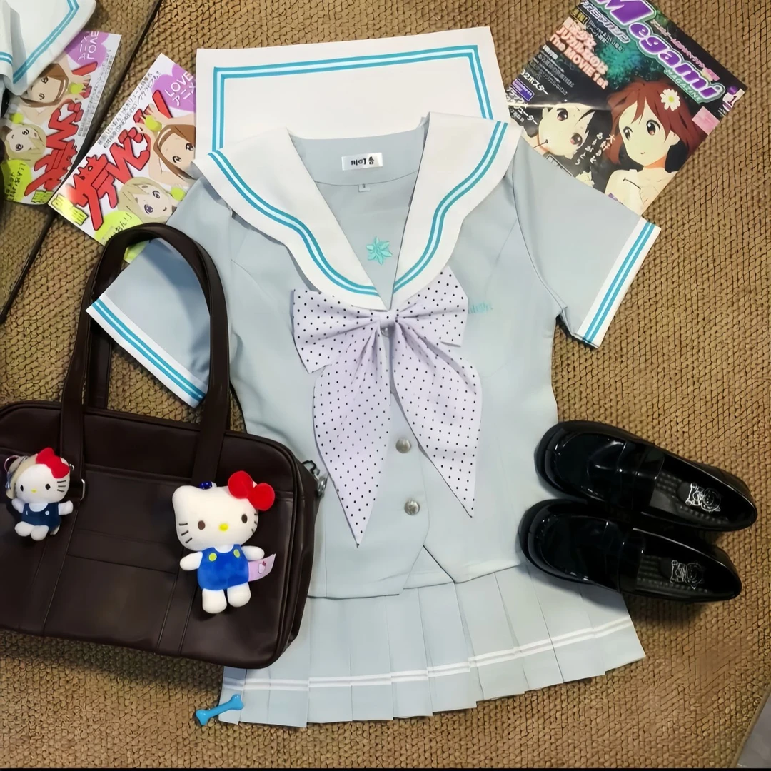 川町香【薄荷少女】正品JK正统水手服原创日系学院风套装公主