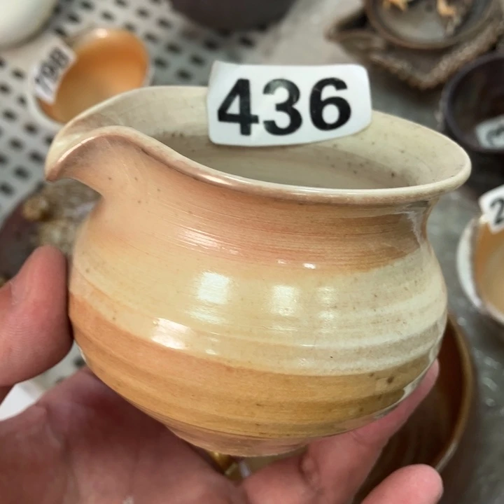 柴烧茶具茶杯大放漏