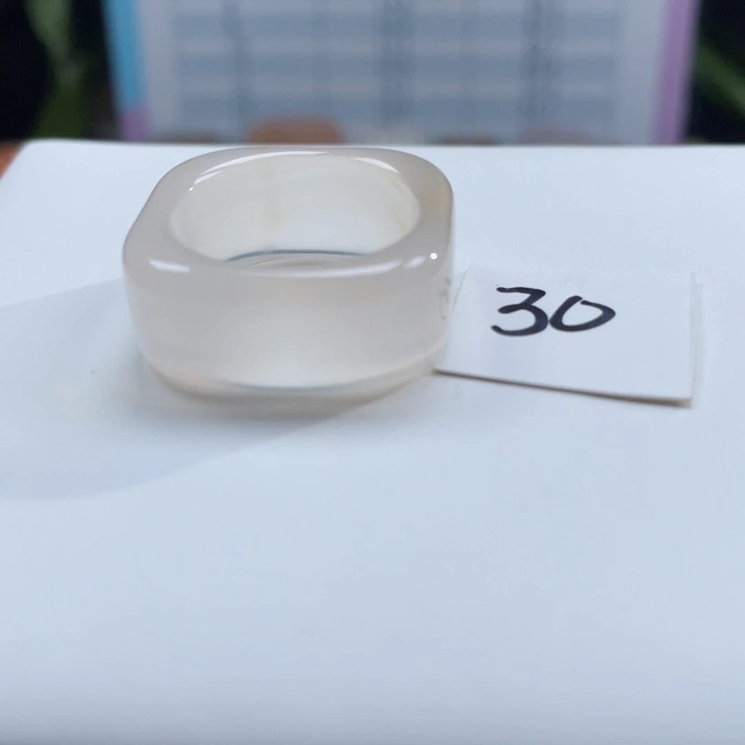 玛瑙/玉髓未镶嵌戒指Z19.5港21