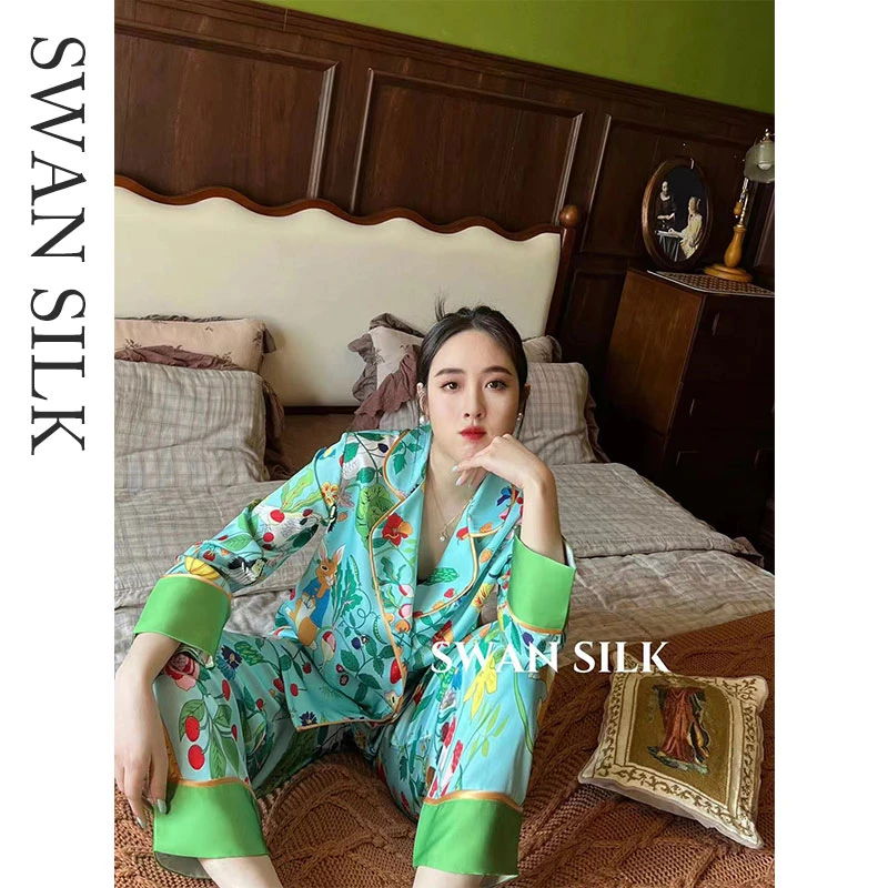 【伦敦插画师丨新的旅途】春夏新款设计女装家居服套装*