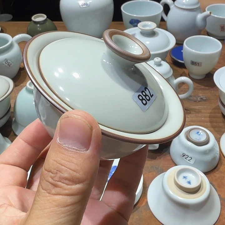 汝窑春归釉色盖碗喜欢的可以拍