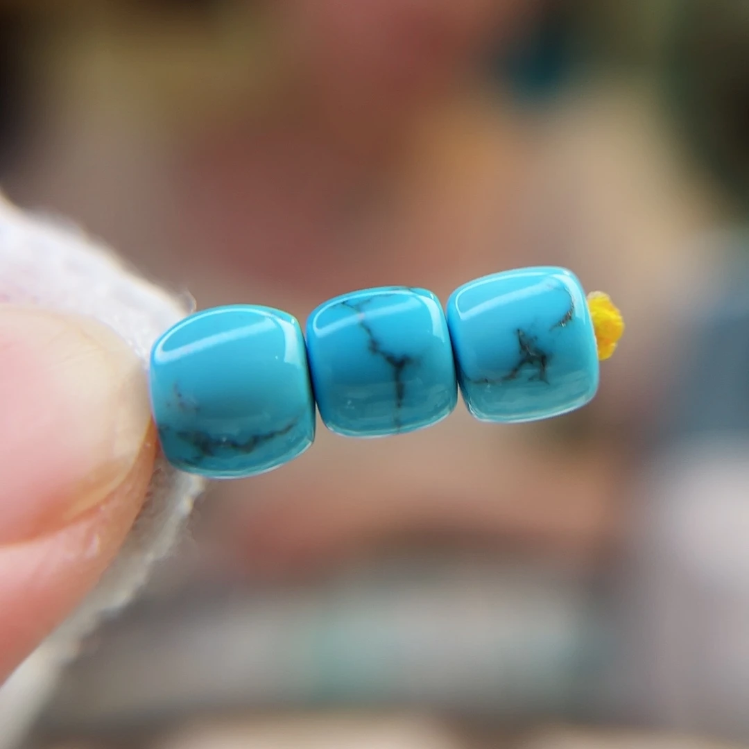 未镶嵌绿松石珠宝奇石7.3腰珠