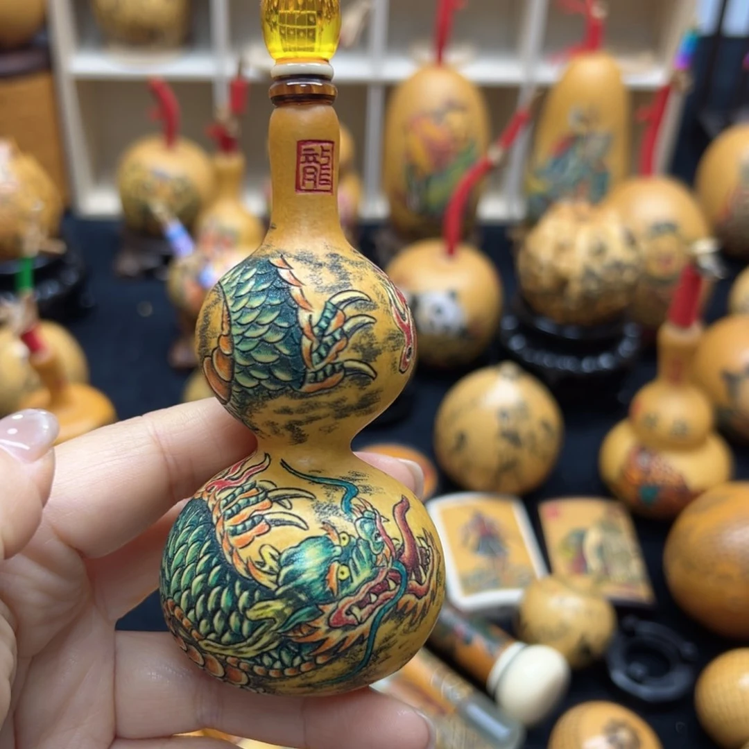 木今***八针刺墨刻龙行天下