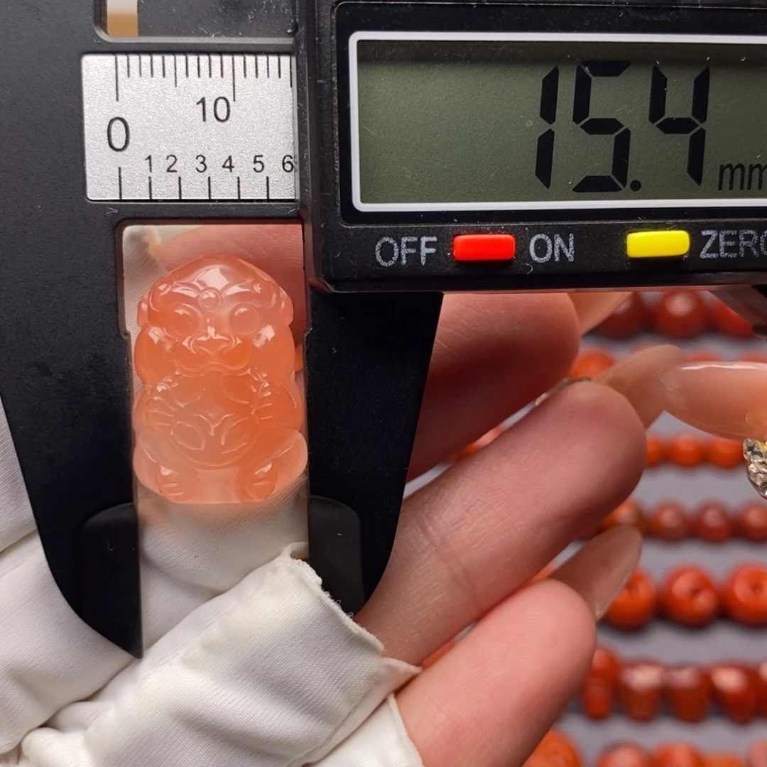 南红玛瑙未镶嵌配饰吞金兽