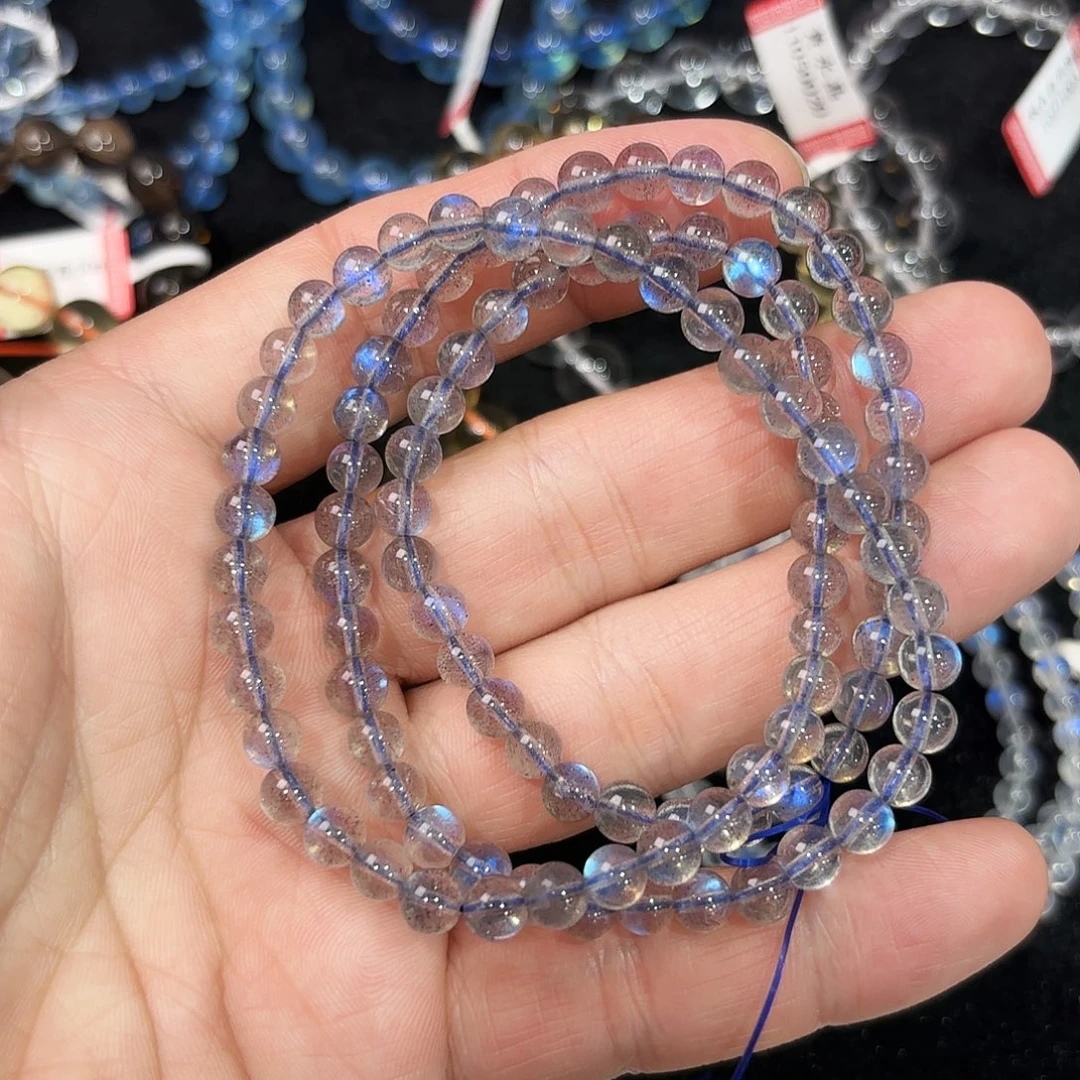 拉长石未镶嵌手链