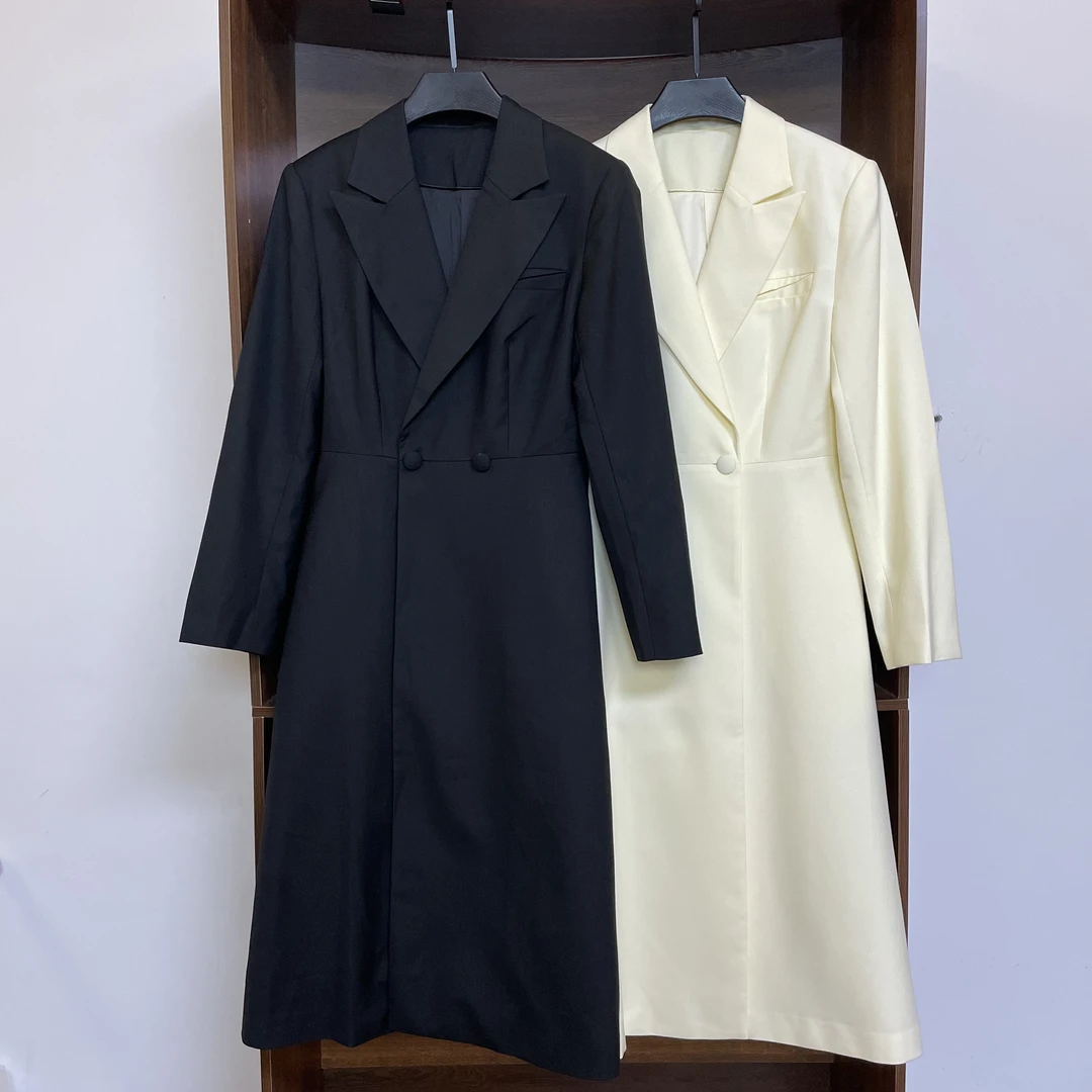 精纺西装风衣连衣裙