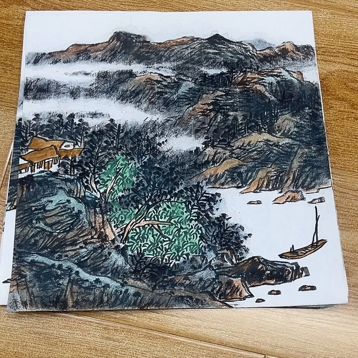 姜奇老师山水作品33×33